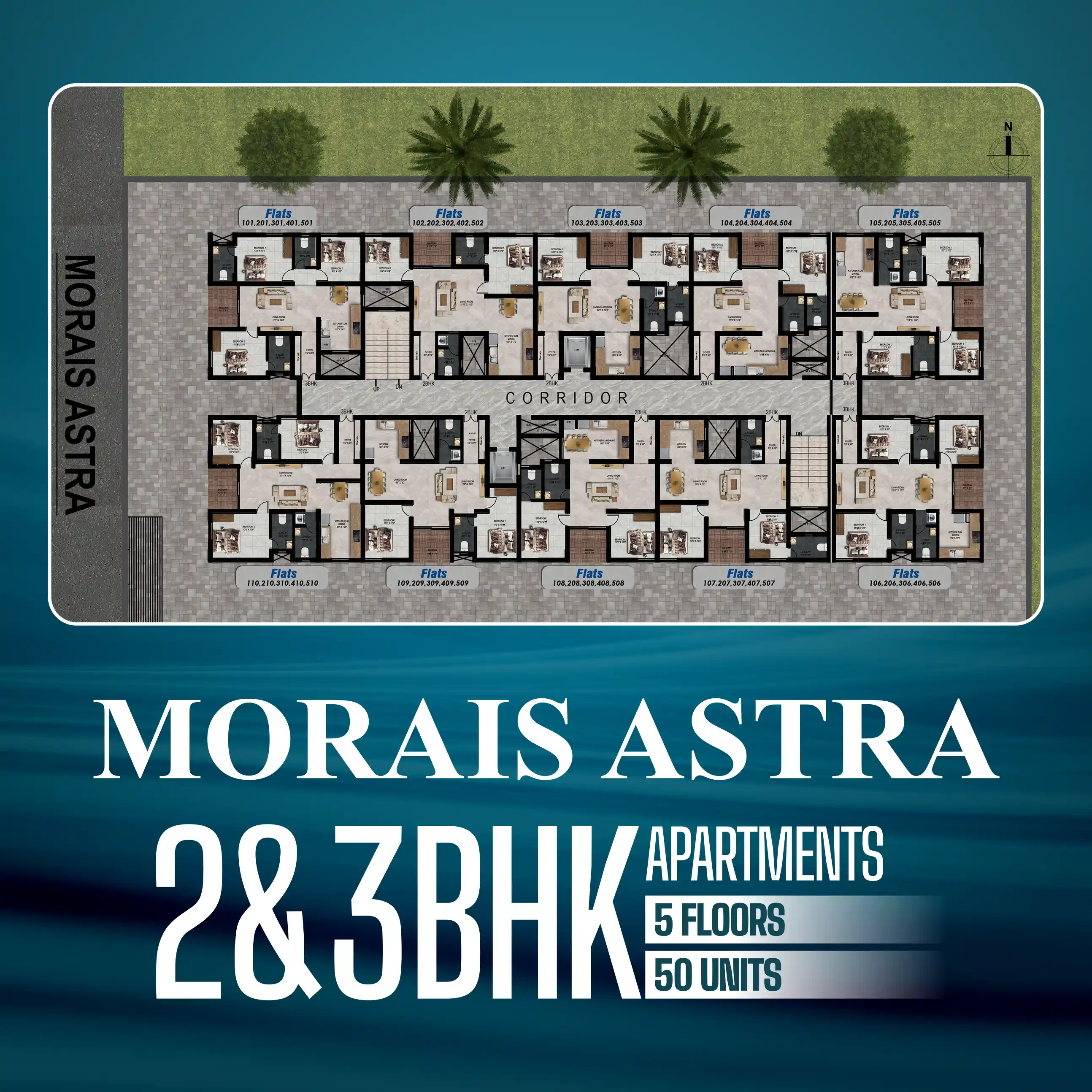 Morais tulip – Exterior View of Studio Apartment in Trichy