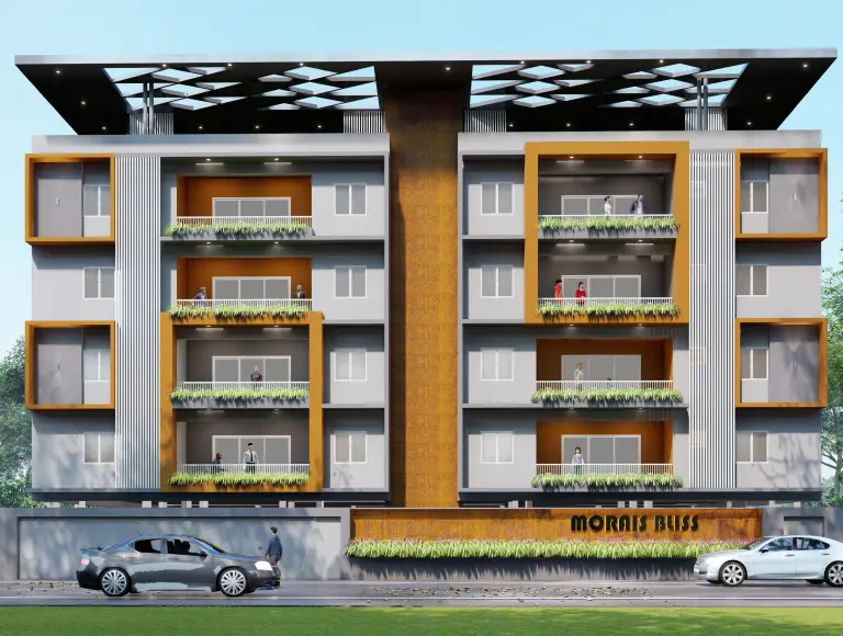 Morais tulip – Exterior View of Studio Apartment in Trichy