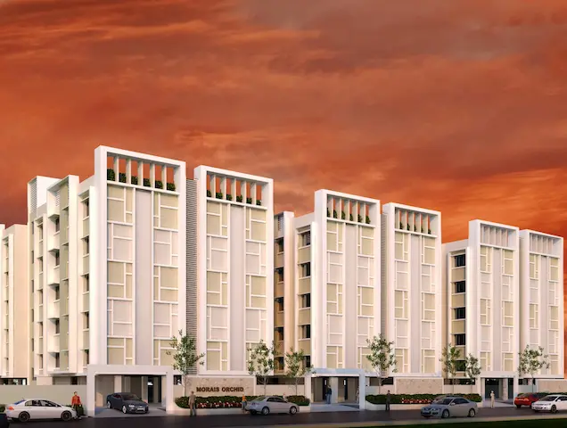 Morais Orchid – Exterior View of Studio Apartment in Trichy