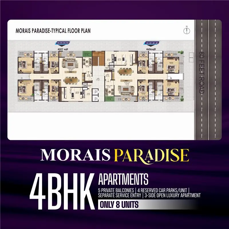 Morais tulip – Exterior View of Studio Apartment in Trichy