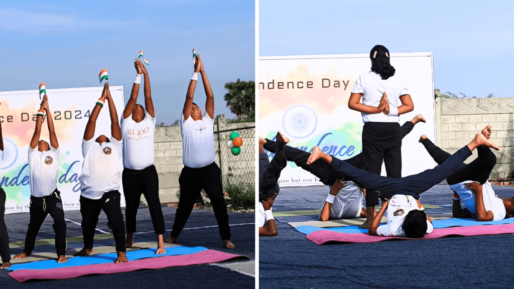 Yoga - 78th independence day