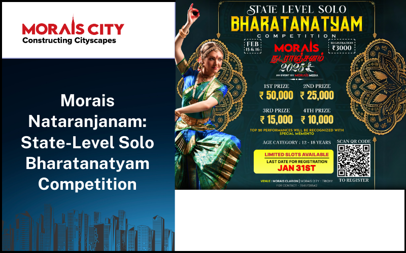 Morais Nataranjanam: State-Level Solo Bharatanatyam Competition