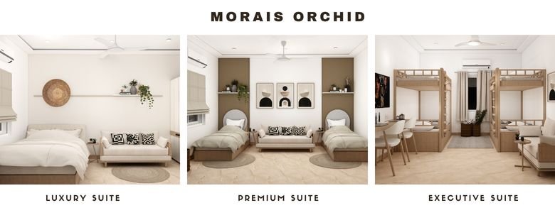 Morais Orchid is thoughtfully designed to meet a wide variety of lifestyle needs. Whether you're an individual, a student, or a group of friends, there's a suite option tailored just for you.