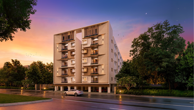 Morais Astra offers 50 residences across 5 floors, with 10 homes on each floor. The project includes well-planned 2 & 3 BHK apartments designed for modern families.