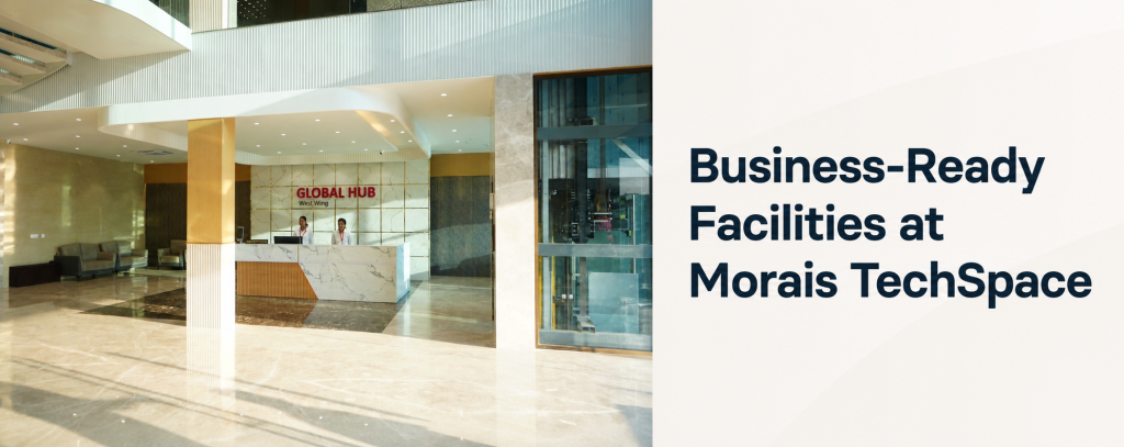 Morais TechSpace is a premium workspace solution for companies looking for office space for rent in Trichy. Located inside Morais Global Hub at Morais City, it is designed to meet the needs of modern businesses that want professional infrastructure, convenience, and flexibility.