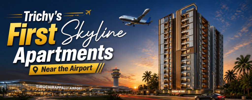 One of the defining features of Morais Altura is its exceptional location. Situated within Morais City, directly next to Trichy International Airport, the project enjoys excellent connectivity to major roads, commercial hubs, educational institutions, healthcare facilities, and entertainment destinations.