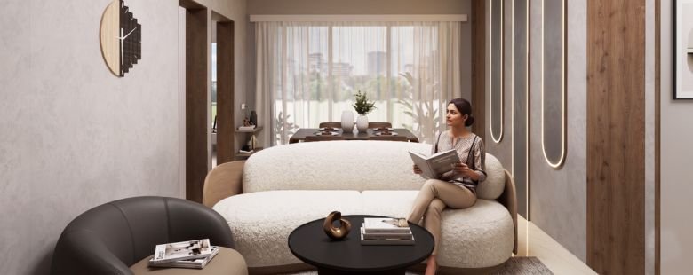 The living area is where families come together. It can be arranged for conversations, television time, celebrations, and relaxed evenings with guests.