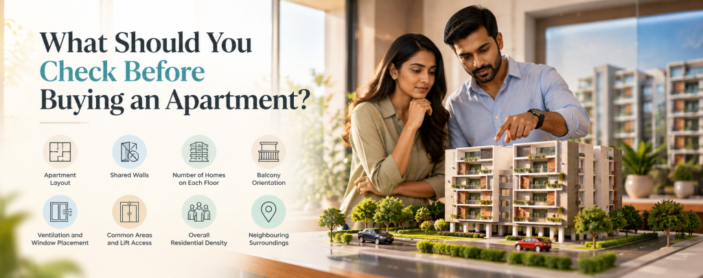 Before finalising your home, take time to understand the building layout, not just the floor plan of your individual apartment.