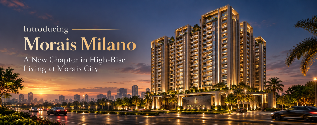 Morais Milano also introduces a diverse range of apartment configurations, including 1 BHK, 2 BHK, and 3 BHK apartments, offering residential choices to suit different family sizes and lifestyle preferences.