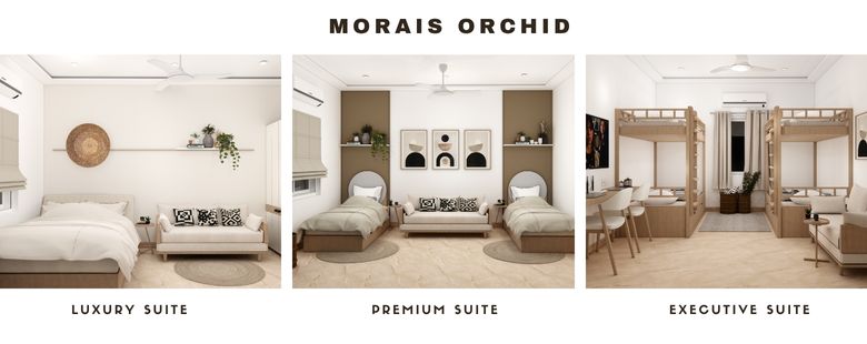Morais Orchid is thoughtfully designed to meet a wide variety of lifestyle needs. Whether you're an individual, a student, or a group of friends, there's a suite option tailored just for you.