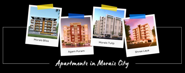Morais City is more than just apartments — it’s an integrated township with multiple residential, commercial, leisure, and cultural hubs. Each sub-project caters to different needs