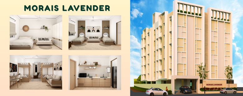 Morais Lavender introduces modern studio apartments that are perfectly suited for Trichy’s growing population of professionals and students.