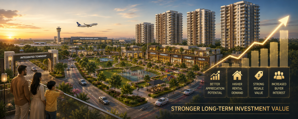 Integrated Townships are not only lifestyle-focused but also investment-friendly.